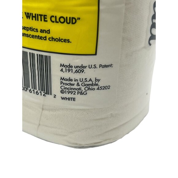Vintage 90's White Cloud Bathroom Tissue Toilet Paper Prop Drama 4 pack NEW - Picture 5 of 5